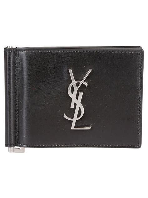 ysl money clip|saint laurent men's wallet.